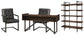 Ashley Express - Starmore Home Office Desk with Chair and Storage