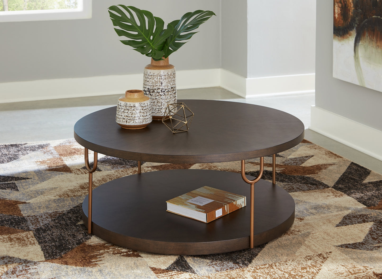 Ashley Express - Brazburn Coffee Table with 2 End Tables